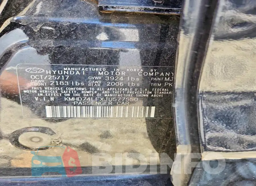 KMHD74LFXJU577550 Photo# 12