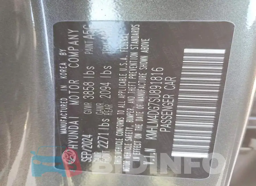 KMHLM4DG7SU891816 Photo# 13