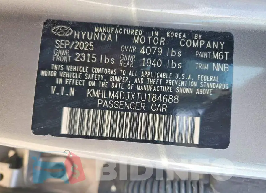 KMHLM4DJXTU184688 Photo# 12