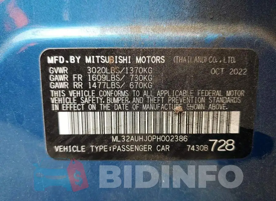 ML32AUHJ0PH002386 Photo# 12