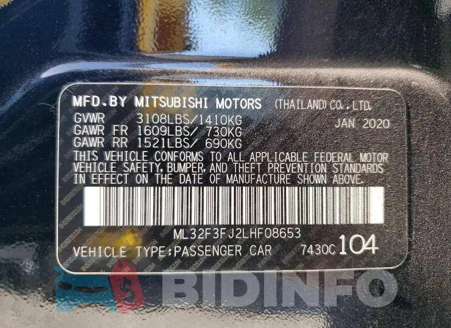 ML32F3FJ2LHF08653 Photo# 12