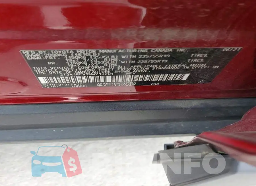 2T3A1RFV2MW213204 Photo# 13