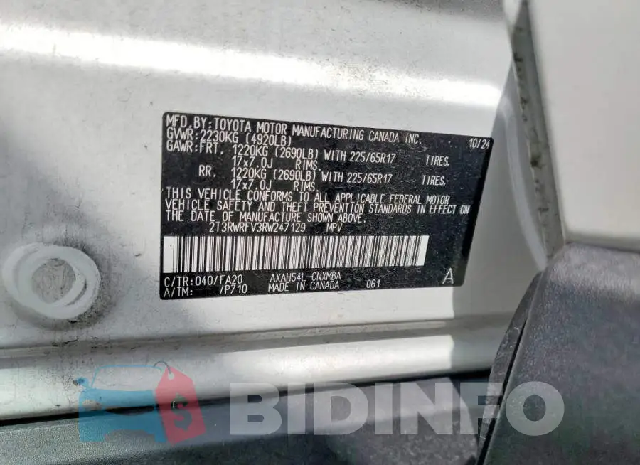 2T3RWRFV3RW247129 Photo# 14