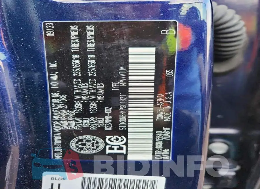 5TDKDRBH4PS048211 Photo# 13