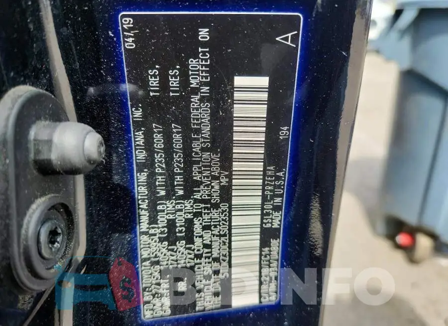 5TDKZ3DC2LS023530 Photo# 14