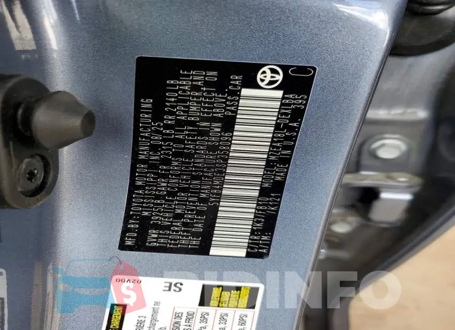 5YFB4MDE3SP358096 Photo# 12