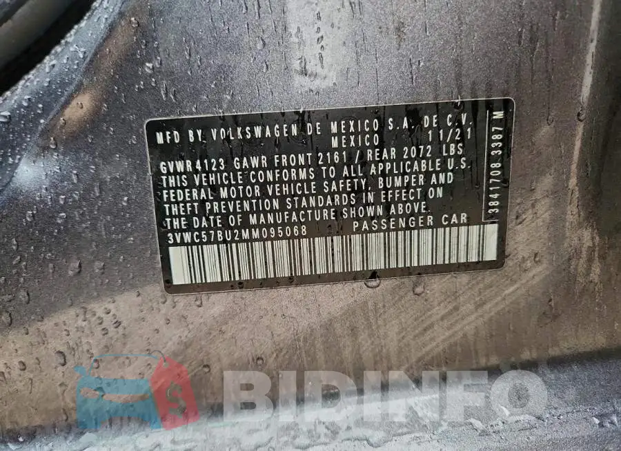 3VWC57BU2MM095068 Photo# 12