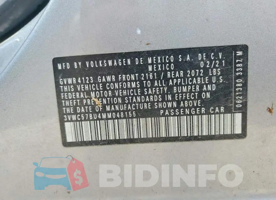 3VWC57BU4MM048155 Photo# 12