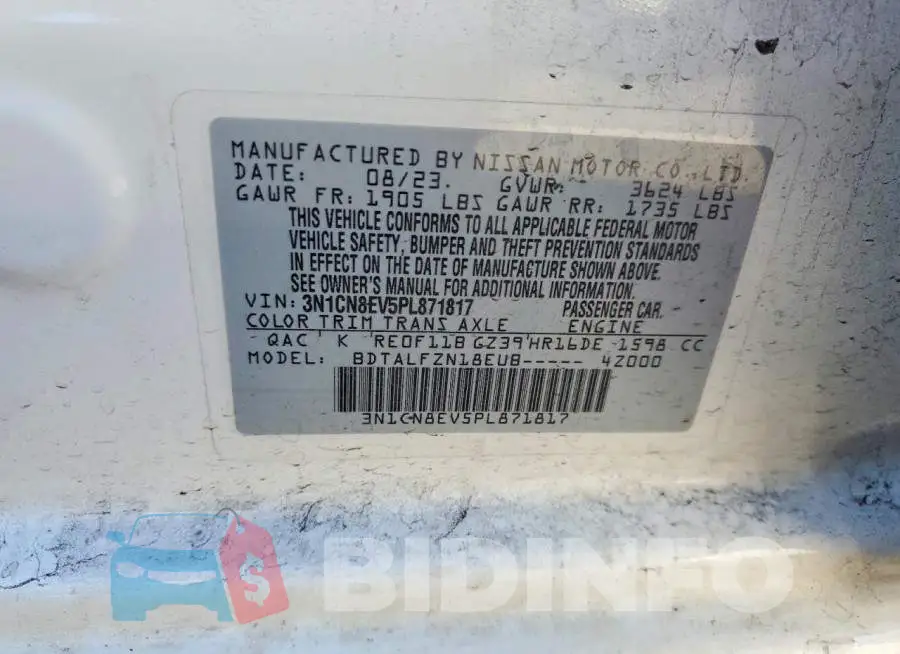 3N1CN8EV5PL871817 Photo# 12