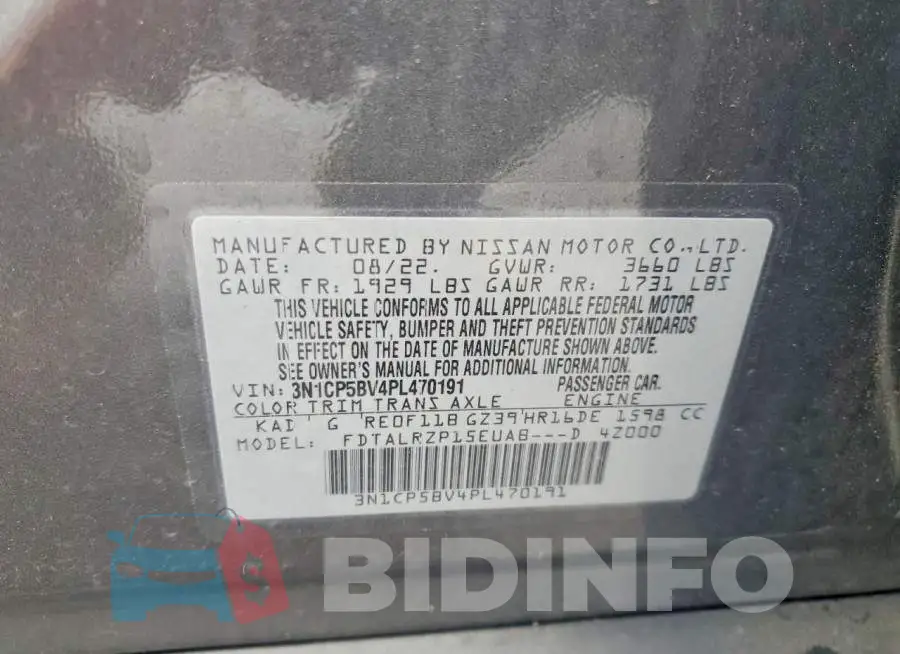 3N1CP5BV4PL470191 Photo# 13