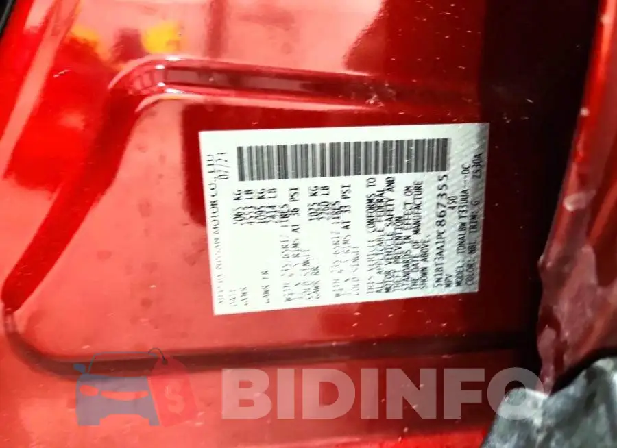 5N1BT3AA1PC867355 Photo# 13