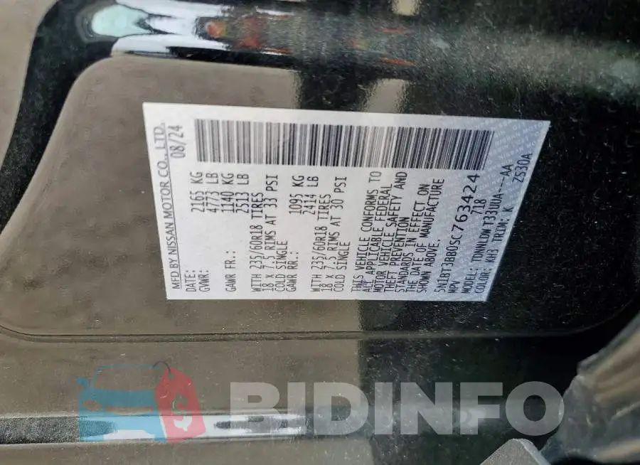 5N1BT3BB0SC763424 Photo# 14