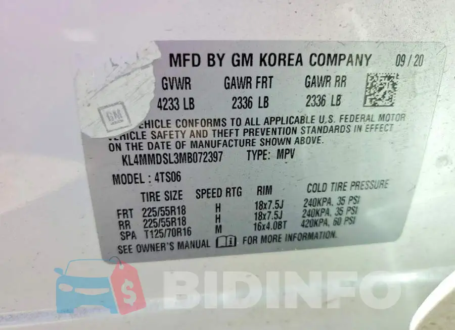 KL4MMDSL3MB072397 Photo# 13