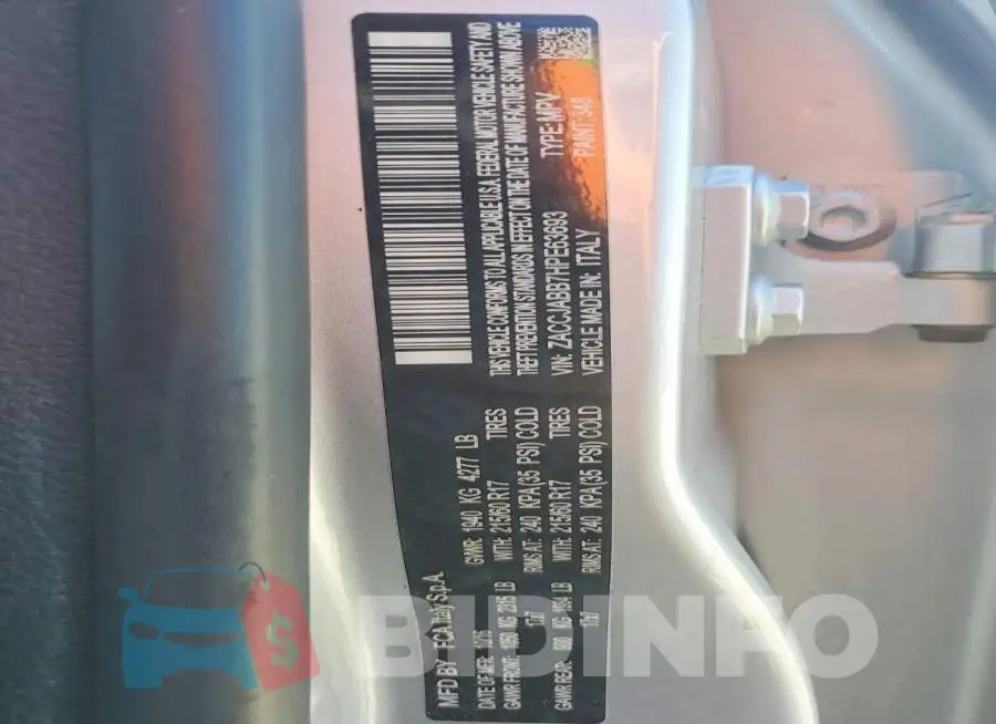 ZACCJABB7HPE63693 Photo# 13
