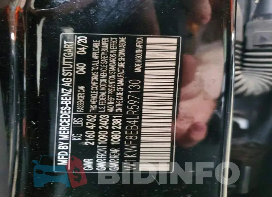 W1KWF8EB4LR597130 Photo# 13