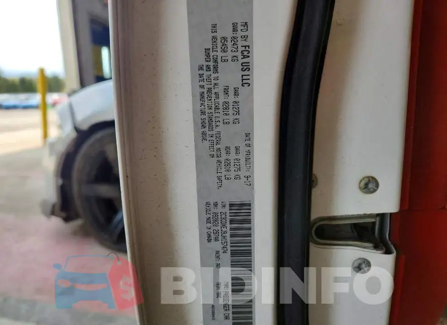 2C3CDXEJ9JH157474 Photo# 12