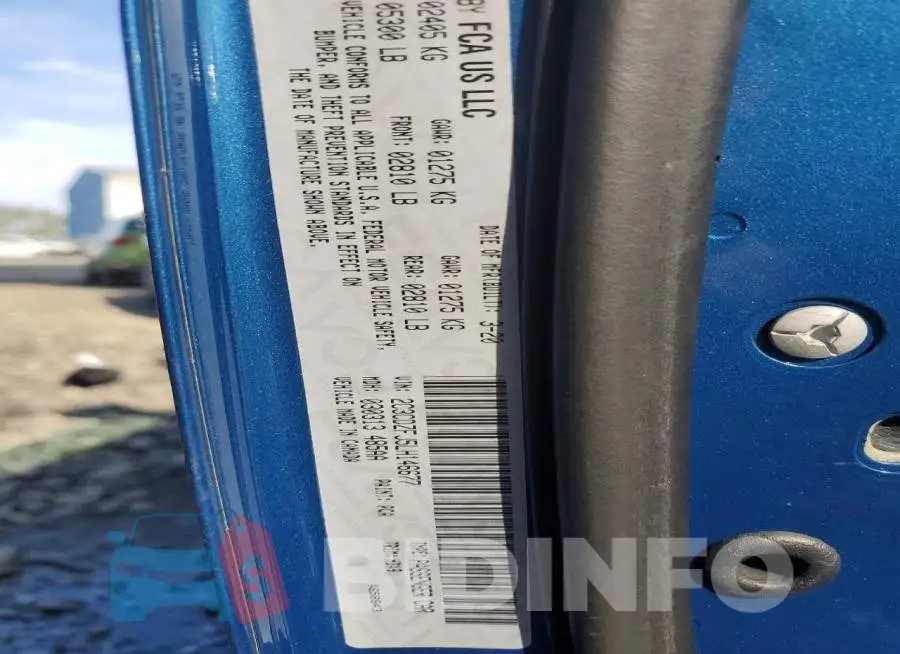 2C3CDZFJ5LH146677 Photo# 12