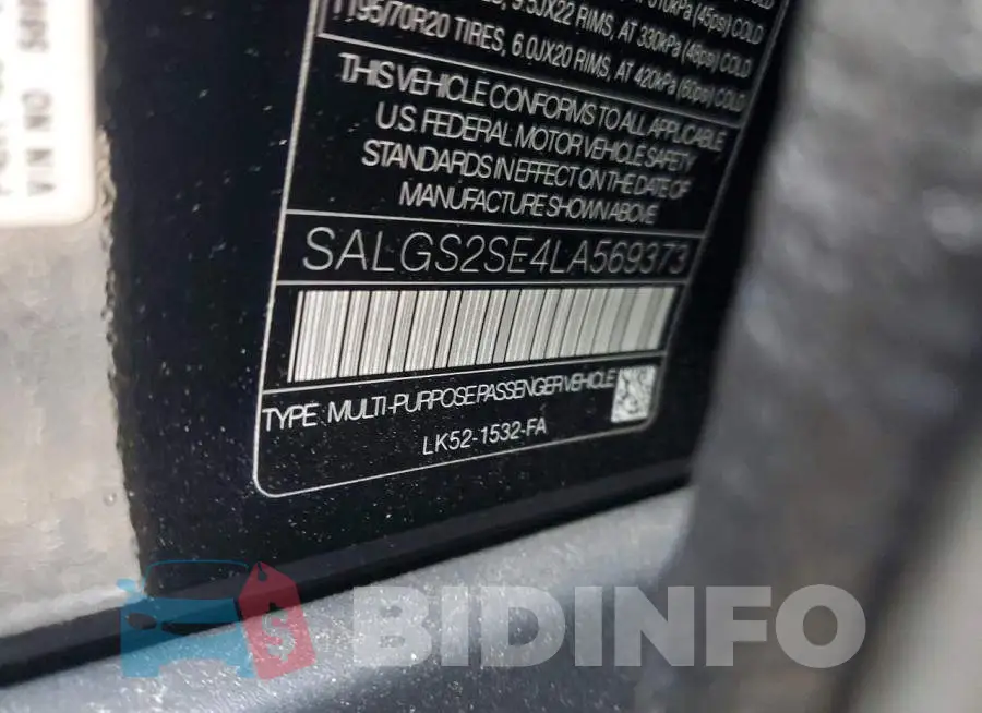 SALGS2SE4LA569373 Photo# 14