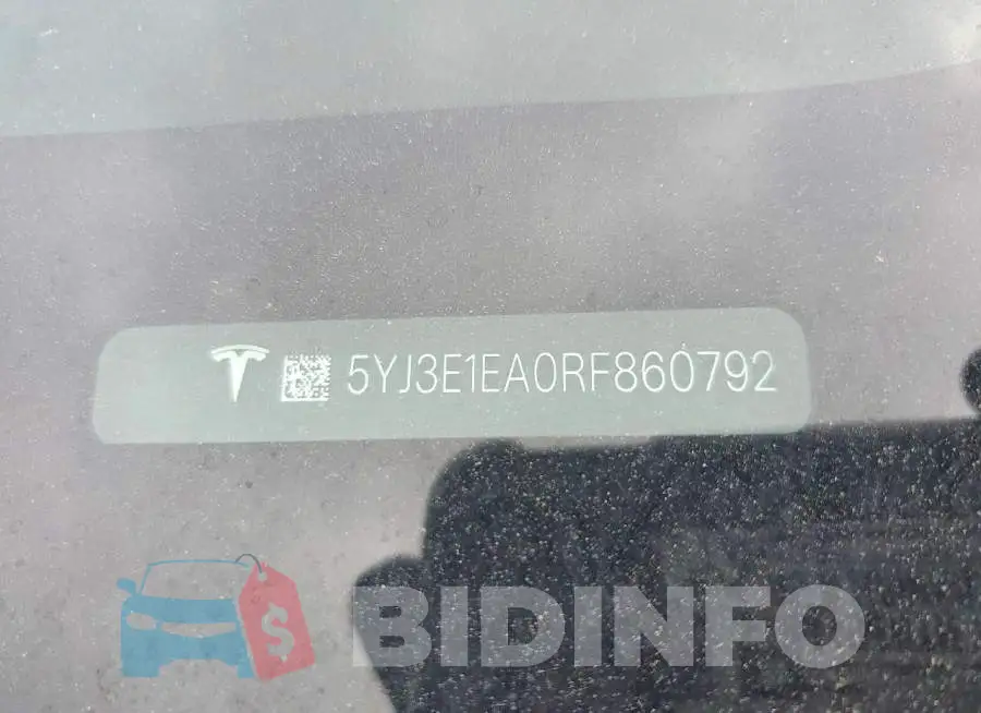 5YJ3E1EA0RF860792 Photo# 12