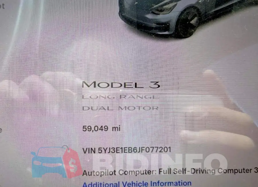 5YJ3E1EB6JF077201 Photo# 8