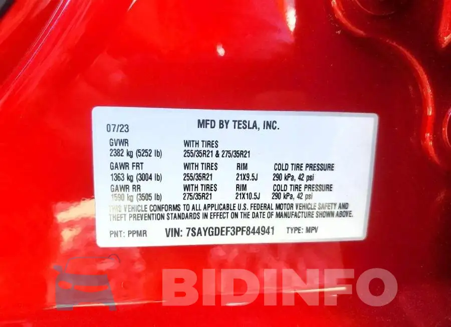 7SAYGDEF3PF844941 Photo# 14