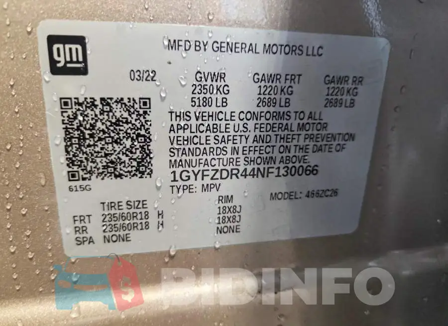 1GYFZDR44NF130066 Photo# 13