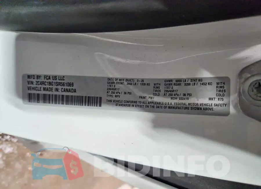 2C4RC1BG1SR561069 Photo# 14