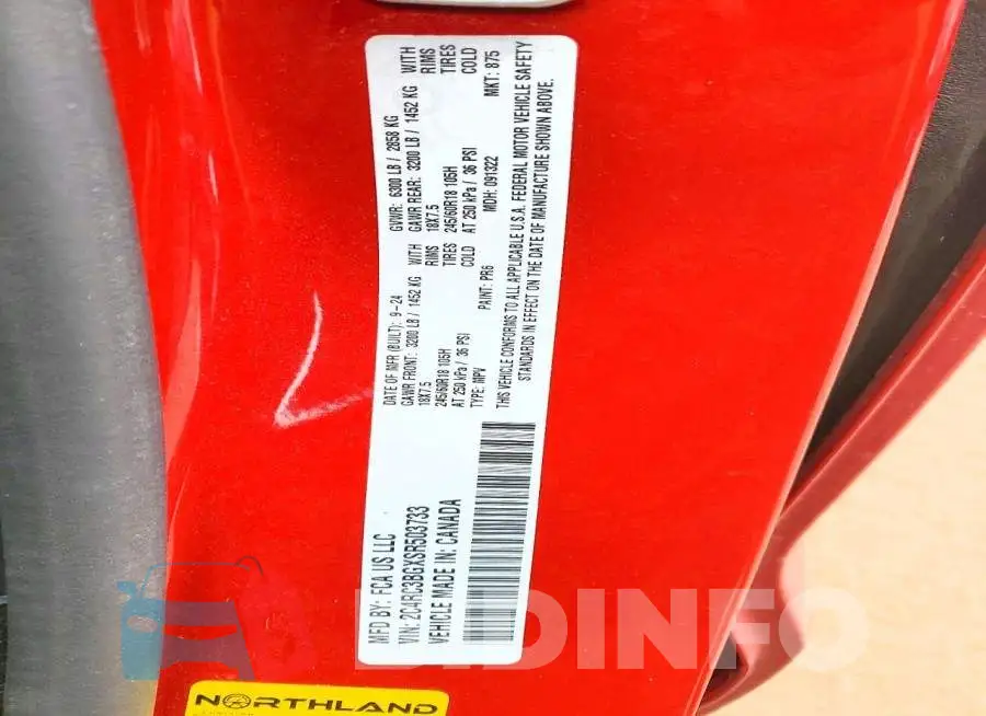 2C4RC3BGXSR503733 Photo# 13