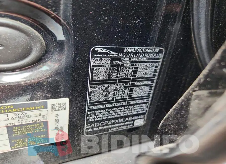 SADCP2FX9LA648481 Photo# 13