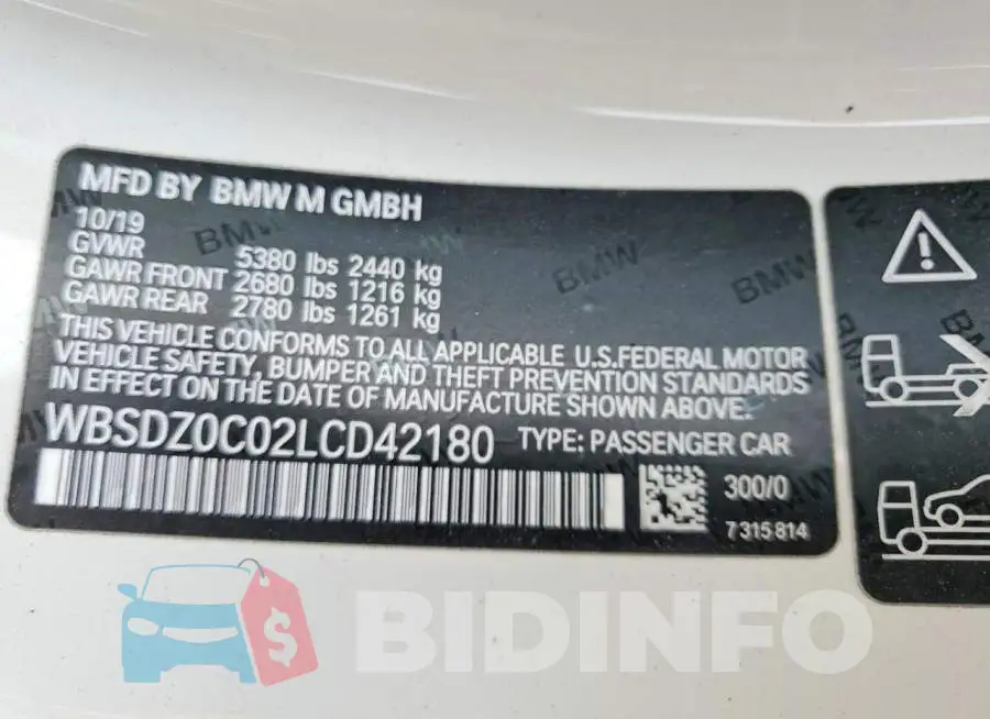 WBSDZ0C02LCD42180 Photo# 12