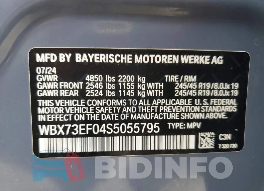 WBX73EF04S5055795 Photo# 14