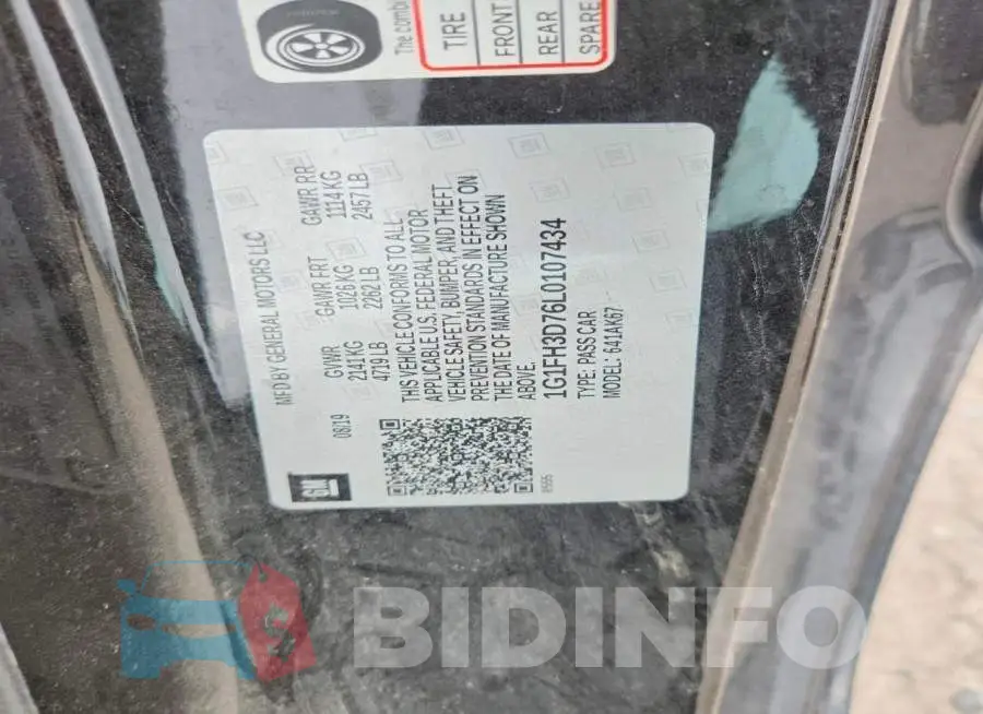 1G1FH3D76L0107434 Photo# 12