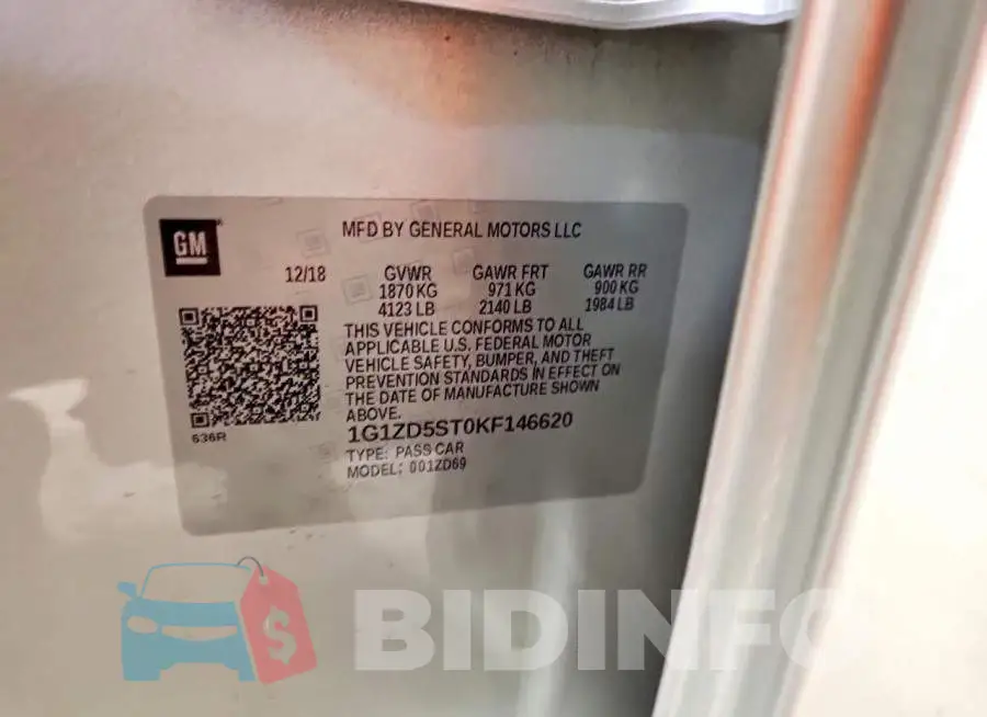 1G1ZD5ST0KF146620 Photo# 12
