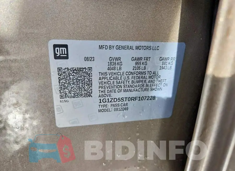 1G1ZD5ST0RF107228 Photo# 13