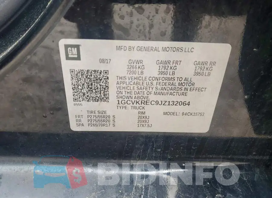 1GCVKREC9JZ132064 Photo# 12