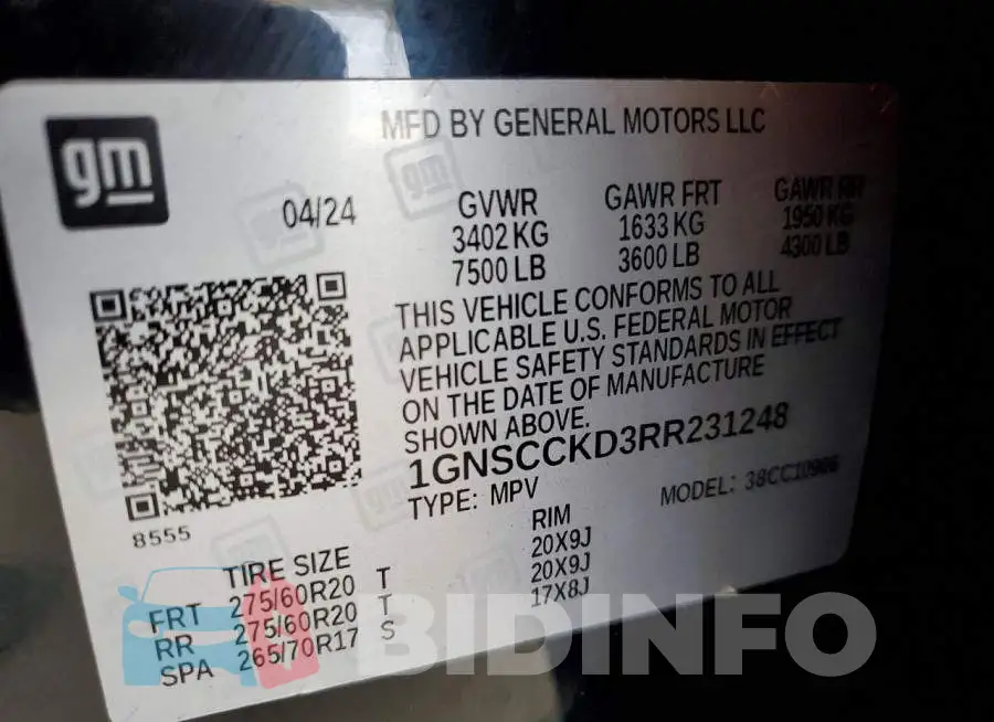 1GNSCCKD3RR231248 Photo# 13