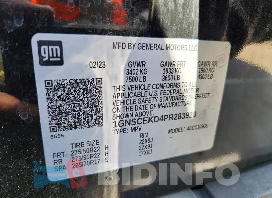 1GNSCEKD4PR283920 Photo# 13