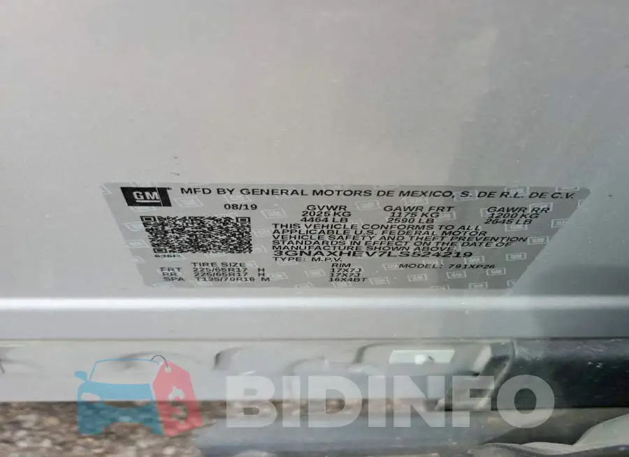 3GNAXHEV7LS524219 Photo# 13