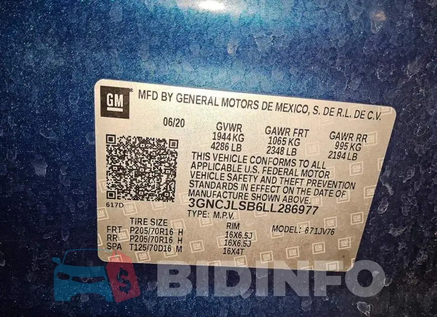 3GNCJLSB6LL286977 Photo# 14