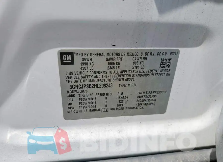 3GNCJPSB2HL208243 Photo# 12