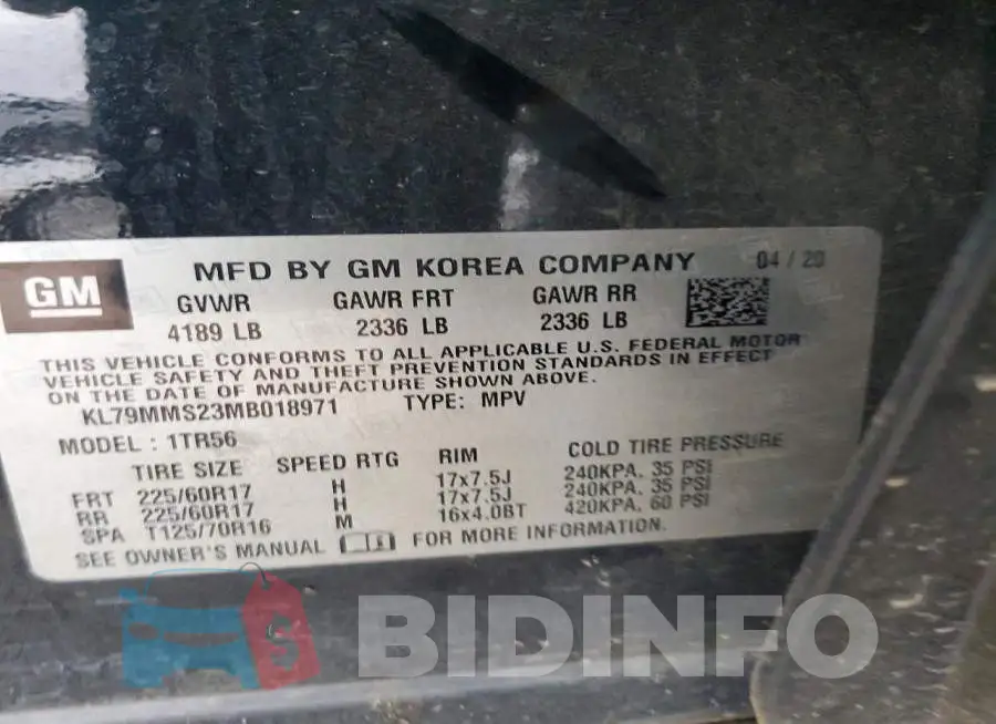 KL79MMS23MB018971 Photo# 13
