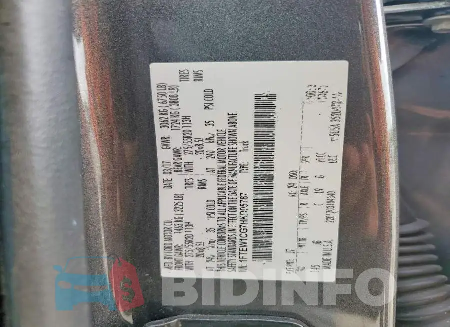 1FTEW1CG7HKD05787 Photo# 12