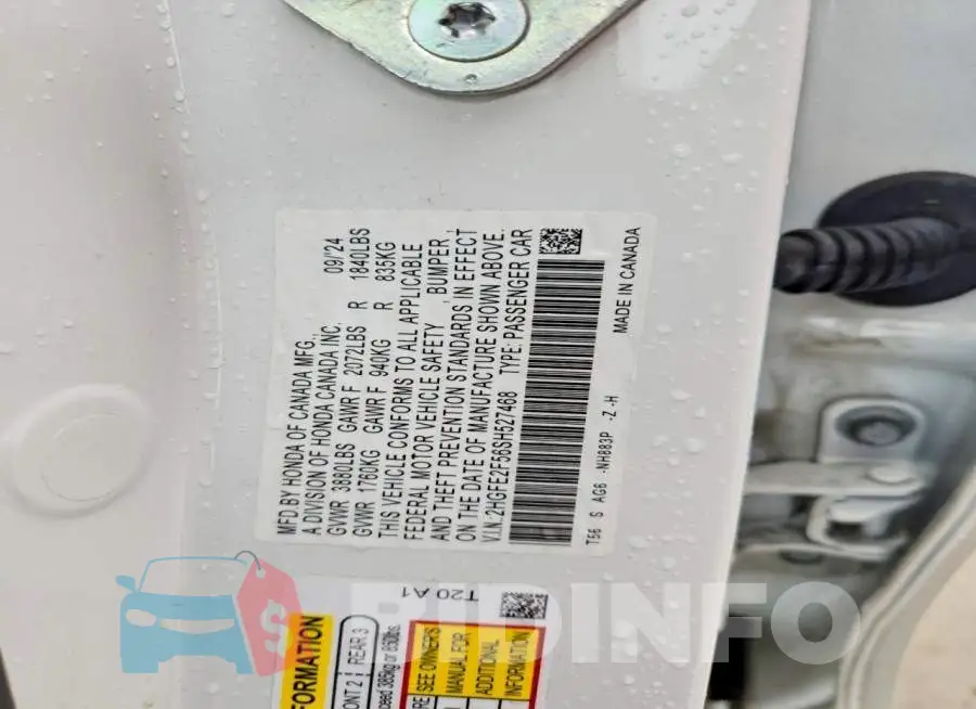 2HGFE2F56SH527468 Photo# 12