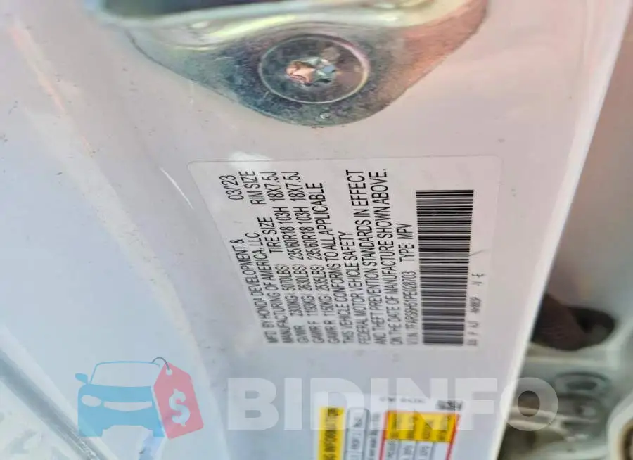 7FARS6H51PE028703 Photo# 12