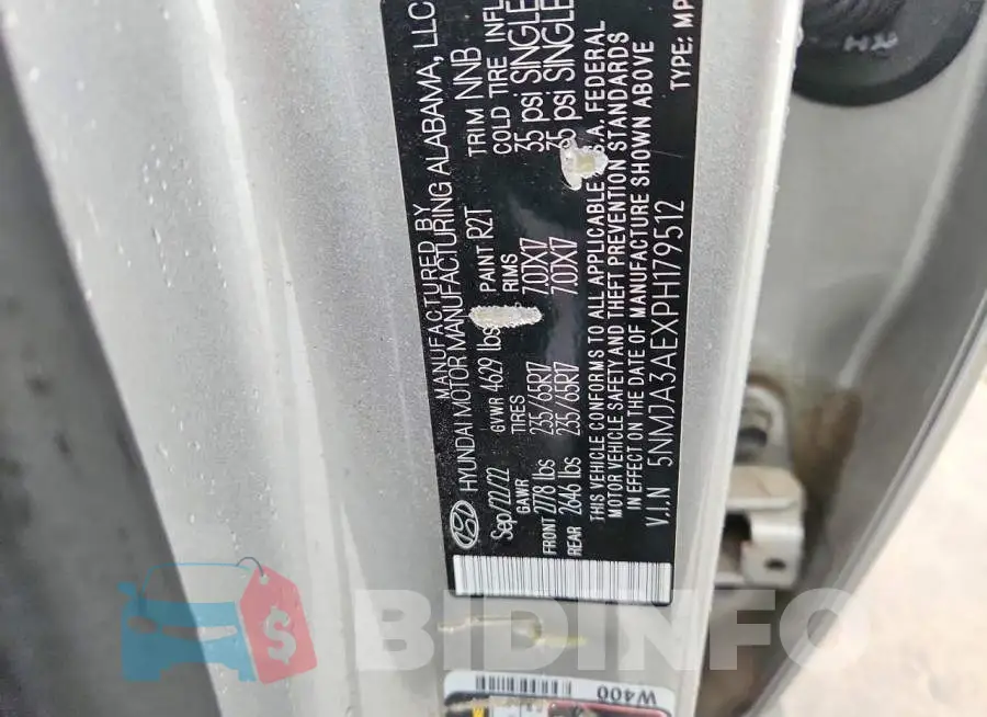 5NMJA3AEXPH179512 Photo# 12