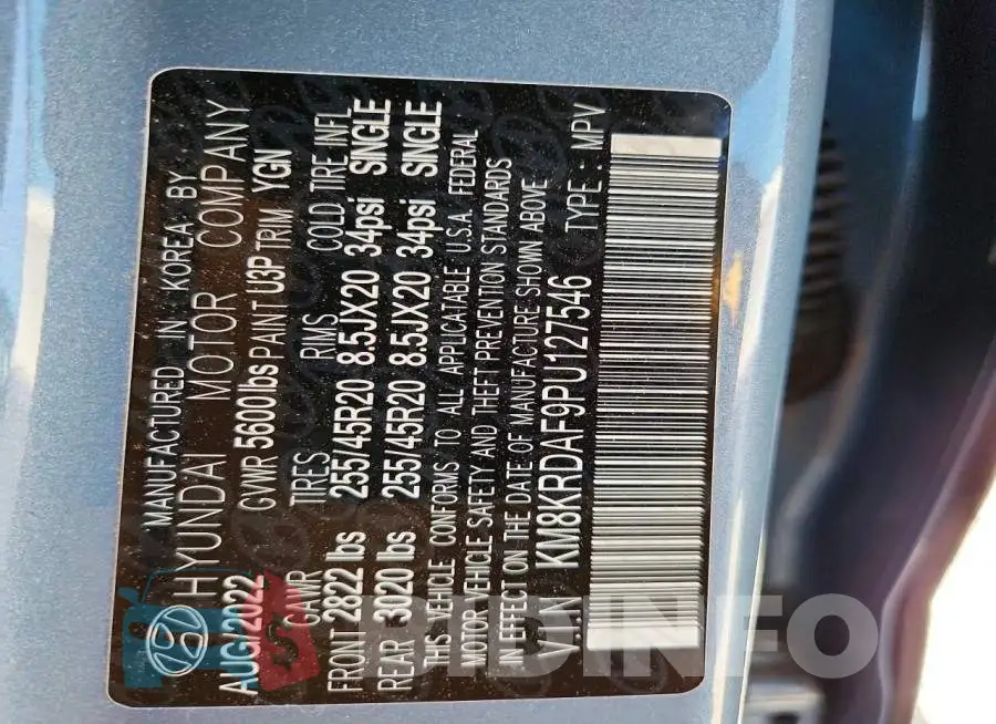 KM8KRDAF9PU127546 Photo# 13
