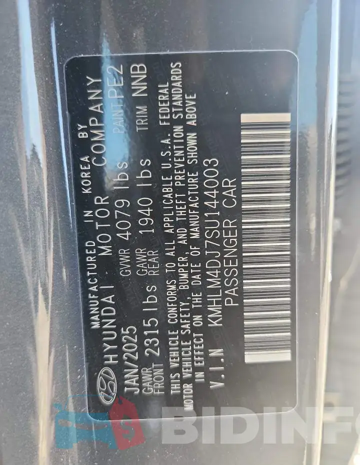 KMHLM4DJ7SU144003 Photo# 13
