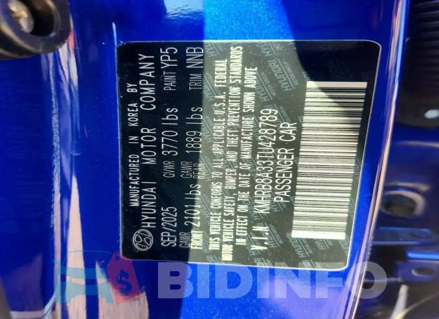 KMHRB8A33TU428789 Photo# 13