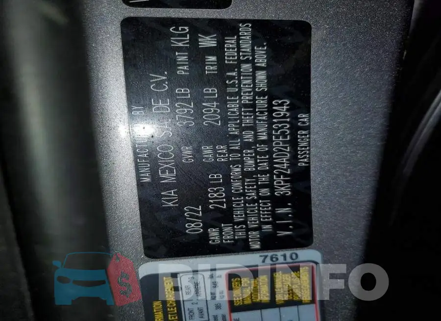 3KPF24AD2PE531943 Photo# 12