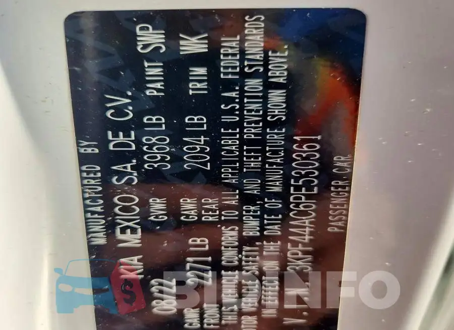 3KPF44AC6PE530361 Photo# 13